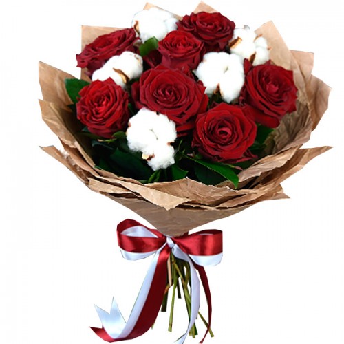 Букет Снежная роза ― Floristik — доставка цветов по всей Украине