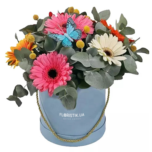 Коробка Румянец ― Floristik — доставка цветов по всей Украине
