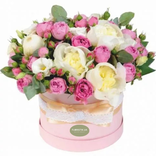 Коробка Свежий бриз ― Floristik — доставка цветов по всей Украине