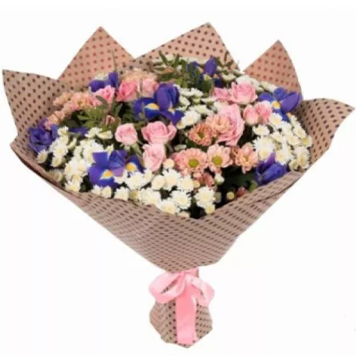 Букет ванільні іриси ― Floristik — доставка квітів по всій Україні