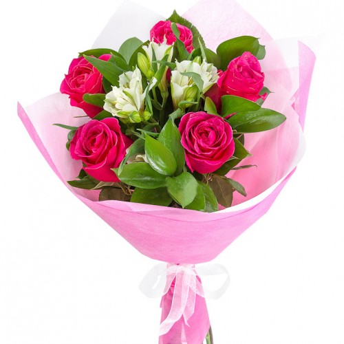 Букет Pink ― Floristik — flower delivery all over Ukraine