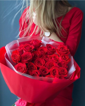 Троянди розмір L ― Floristik — доставка квітів по всій Україні