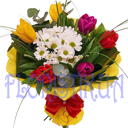 Букет весеннее солнце ― Floristik — доставка цветов по всей Украине